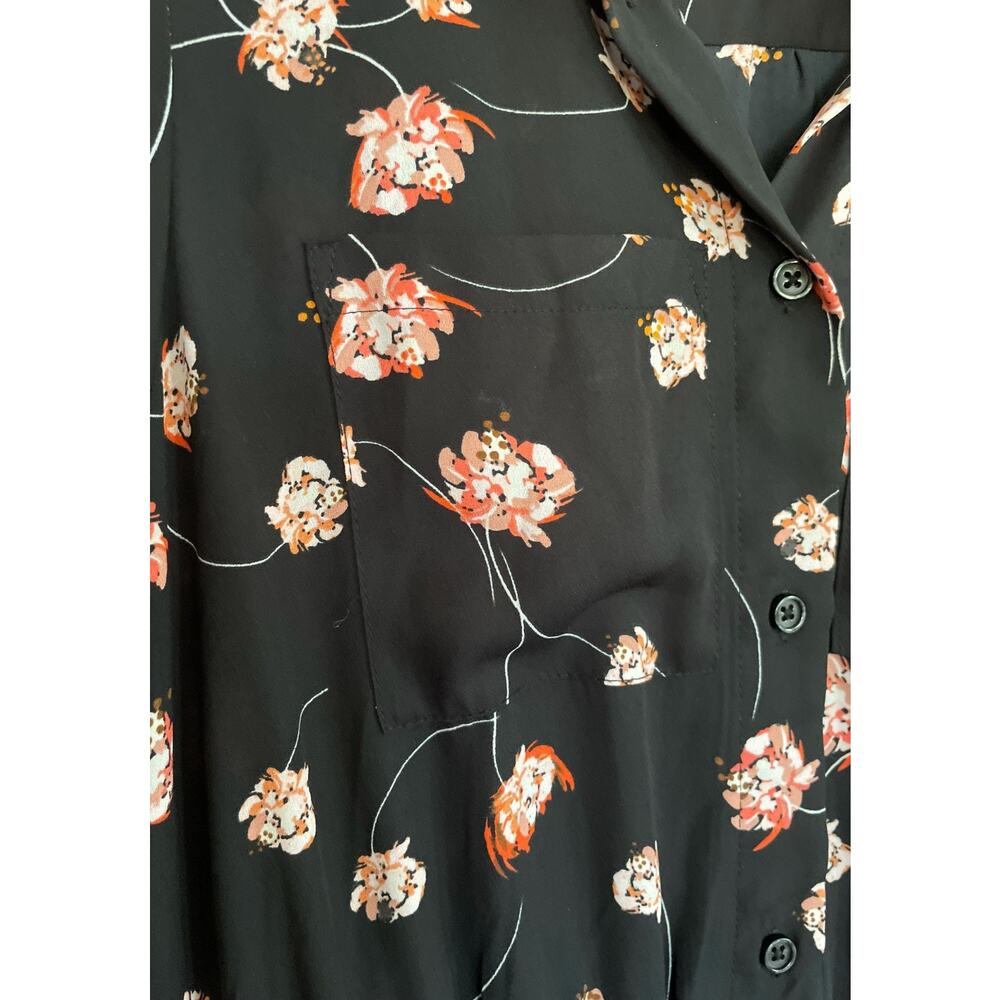 Who What Wear Long Sleeve Fall Floral Midi Dress Size S, Cottagecore - Picture 7 of 9